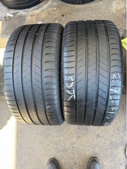 2 tires 295-40-20 Michelin 80% tread life for $150 for both mounted and balanced