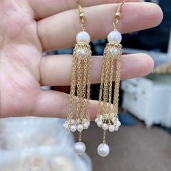 Natural Freshwater Pearl Earrings Stud Earrings