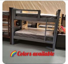 Bunk Beds / Literas Twin Twin Madera 100% Pinewood