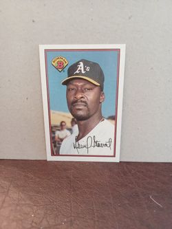 1989 Bowman Dave Stewart Baseball Card