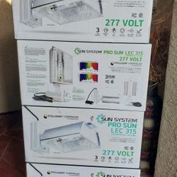 SUN SYSTEM PRO SUN LEC 315 COMMERCIAL FIXTURE 277 VOLT- NEW $10 EACH- LAMP NOT INCLUDED  