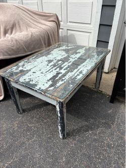 Reclaimed Wood Coffee Table/Side Table 38.5”x28”x20”