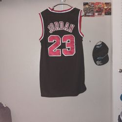 Black and Red Michael Jordan Jersey 