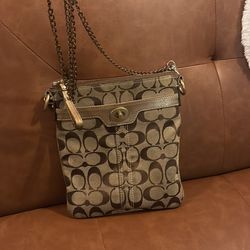 COACH crossbody bag, very well-loved