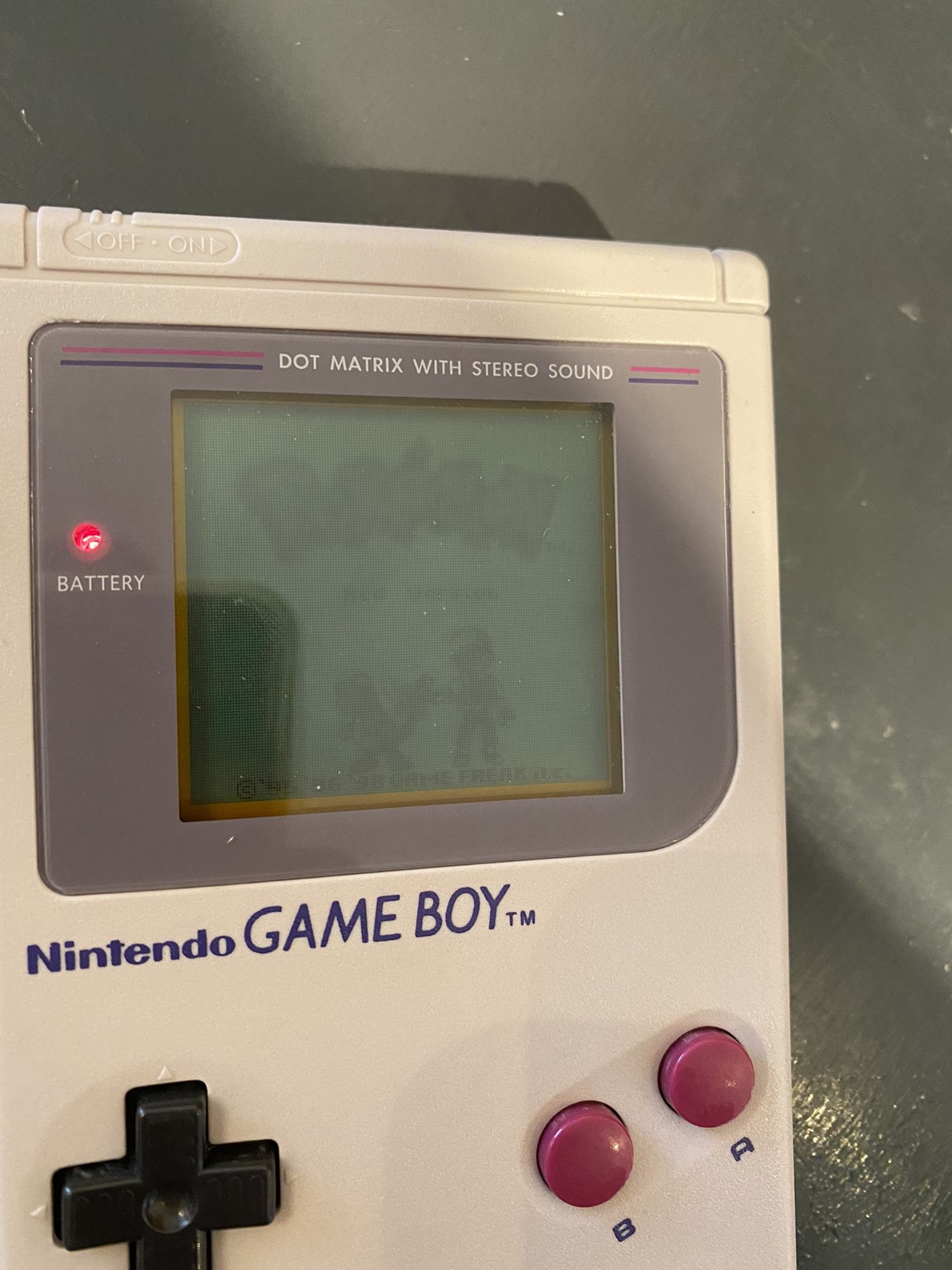 Original Gameboy W/ Pokémon Red