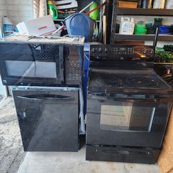 Dishwasher, Microwave, Electric Stove $200