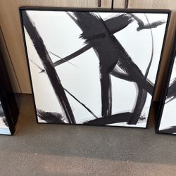 4 Modern framed Art