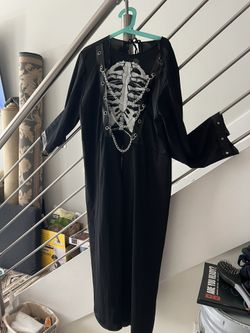 Skeleton Costume (L) 12-14 Unisex
