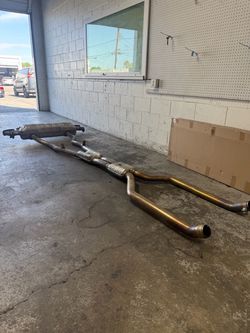 2023 bmw M550i exhaust (stock)