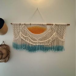 Mar Macrame wall hanging ocean inspired 