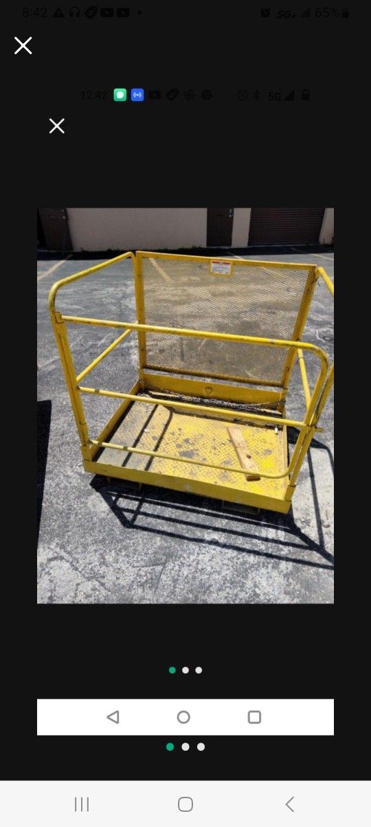 Safety Basket For Forklift