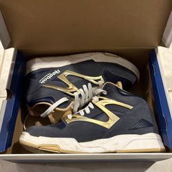Reebok Pump Omni Lite Navy Brass size 9 1/2