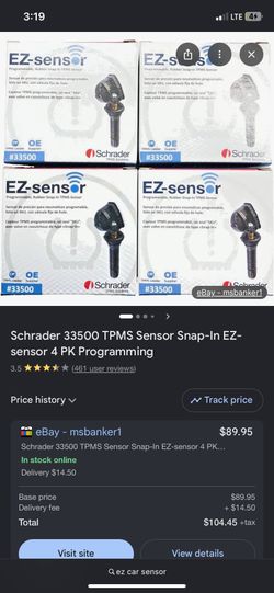 Ez tire sensors brand new