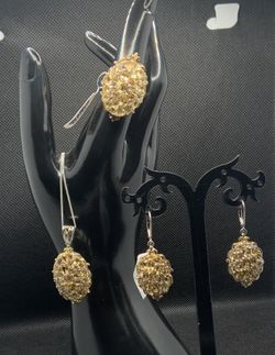 BRAZILIAN CITRINE JEWELRY SET