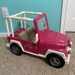 Doll Generation Pink Jeep