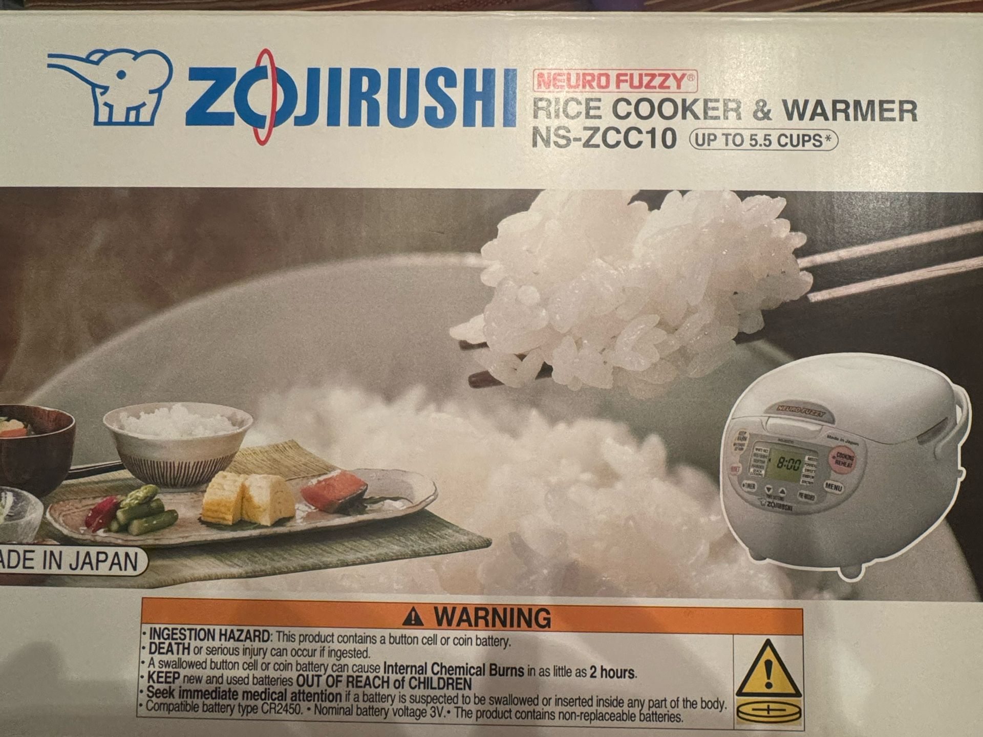 Zojirushi Rice cooker Brand New In Box