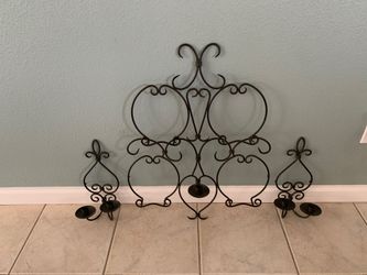 Steel Candle Plate Holder