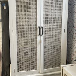 Rattan Door Wardrobe