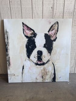 Boston Terrier Canvas Art