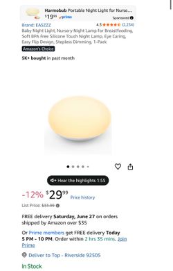 Baby night light