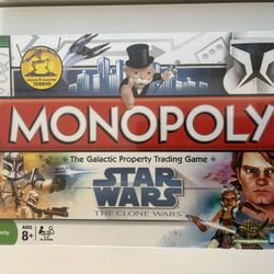 Unopened Star Wars Clone Wars Monopoly