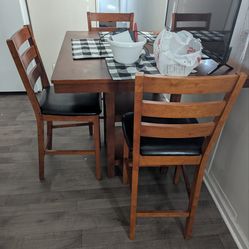 Dining room table and chairs