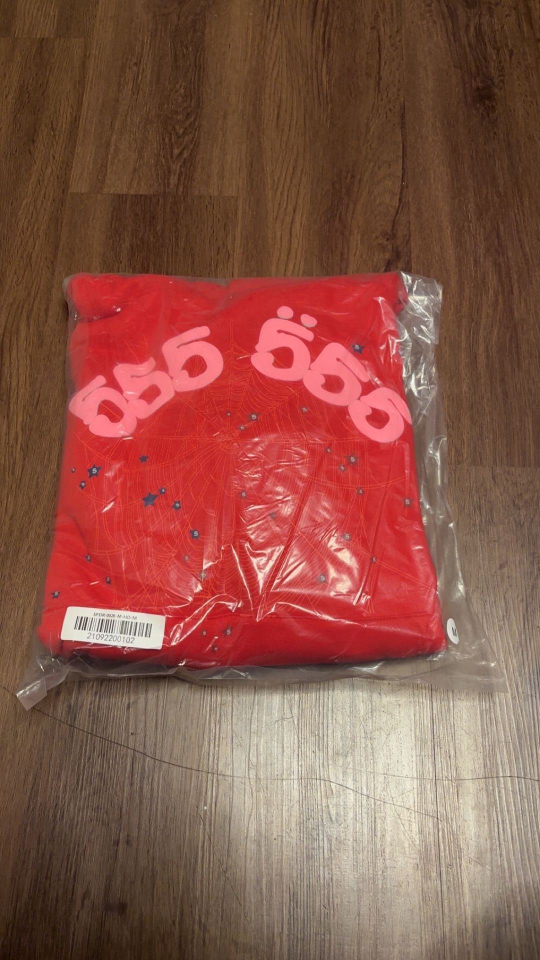 Size M Spider Hoodie W/recipt