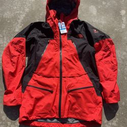 The North Face Steep Series DryVent Hooded Red Ski Jacket Size: Small 