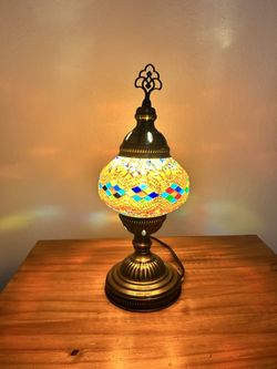 Vintage Mosaic Night Lamp