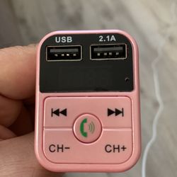 Wireless Bluetooth Car Kit Handsfree Talk MP3 player fm transmitter dual car charger