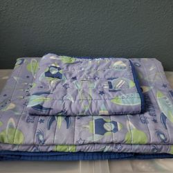 Space Theme Thin Comforter & Pillow Cover