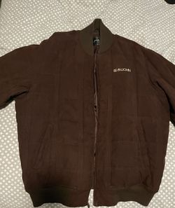 Vintage Sean John Brown Suede Puffer
