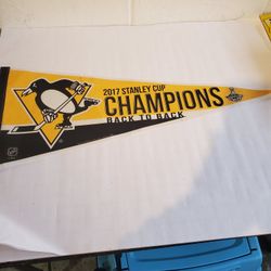 PGH PENGUINS BACK TO BACK CHAMPIONS  2017 IN GREAT CONDITION