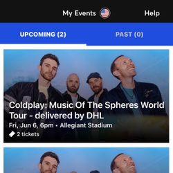 Coldplay Tickets