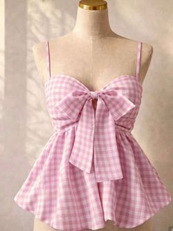 Women's Plaid Camisole Top
