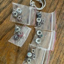 Silver Bracelet Charms 3-4 Pack Each $30-40 & Snake Bracelet With 1 Charm is $35