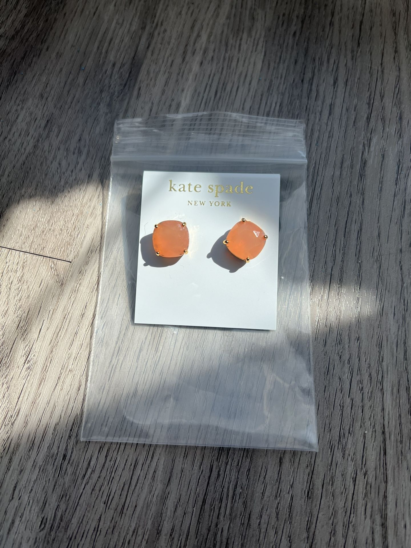 Kate Spade Pink Stone Earring Studs