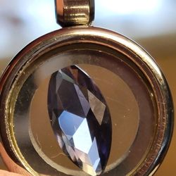 Tanzanite Gemstone Pendant 15mm [.6"] Natural Marquise Cut Tanzanite Crystal 