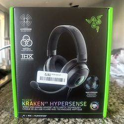 Razer Kraken V3 HyperSense Gaming Headset for PC /MAC/ PS - Black - USB connect!