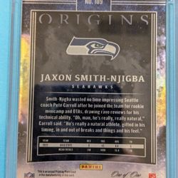 One Of One 🔥JSN🔥 Rookie Card💥 From The Super Bowl Year