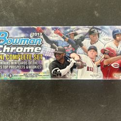 2017 Bowman Chrome Mini Complete Factory Sealed Set. Judge Rookie , Look For Autos Of Judge , Tatis , Soto , Acuna, Etc.., 