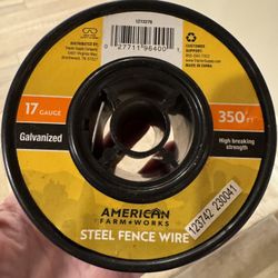 17 Gauge Fence Wire $5