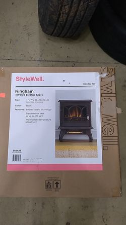 Style StyleWell King Kingham Infrared Electric Stove