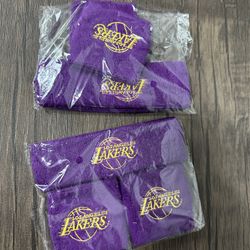 Lakers  Sweat Head Band And Wrist Band (2)