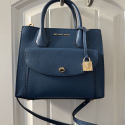 Michael Kors Small Mercer Bag in Dark Chambray