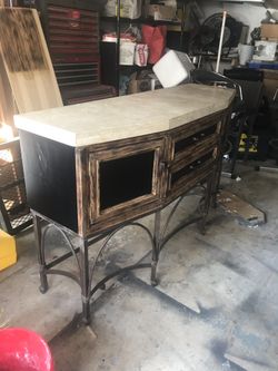 Uniquely finished dresser