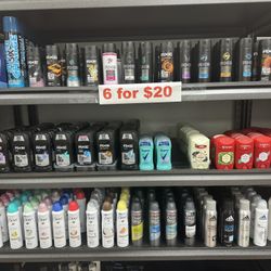 Dove, degree, old spice and axe deodorant spray or stick for men and women