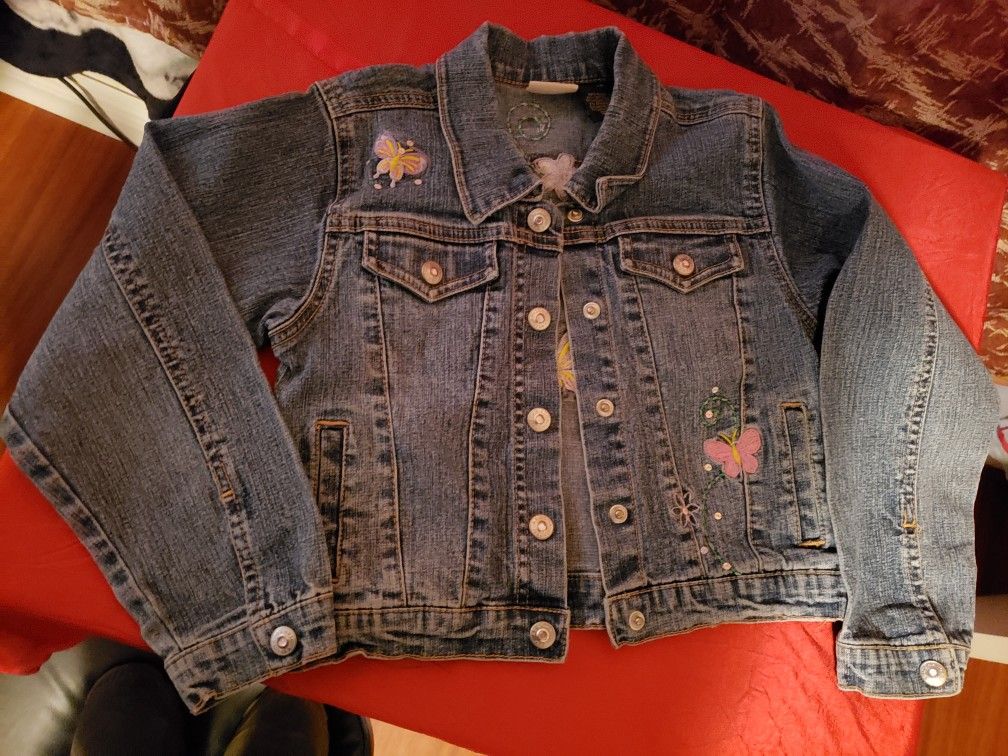 Arizona Jean Company Girls Jean Jacket Size 6x