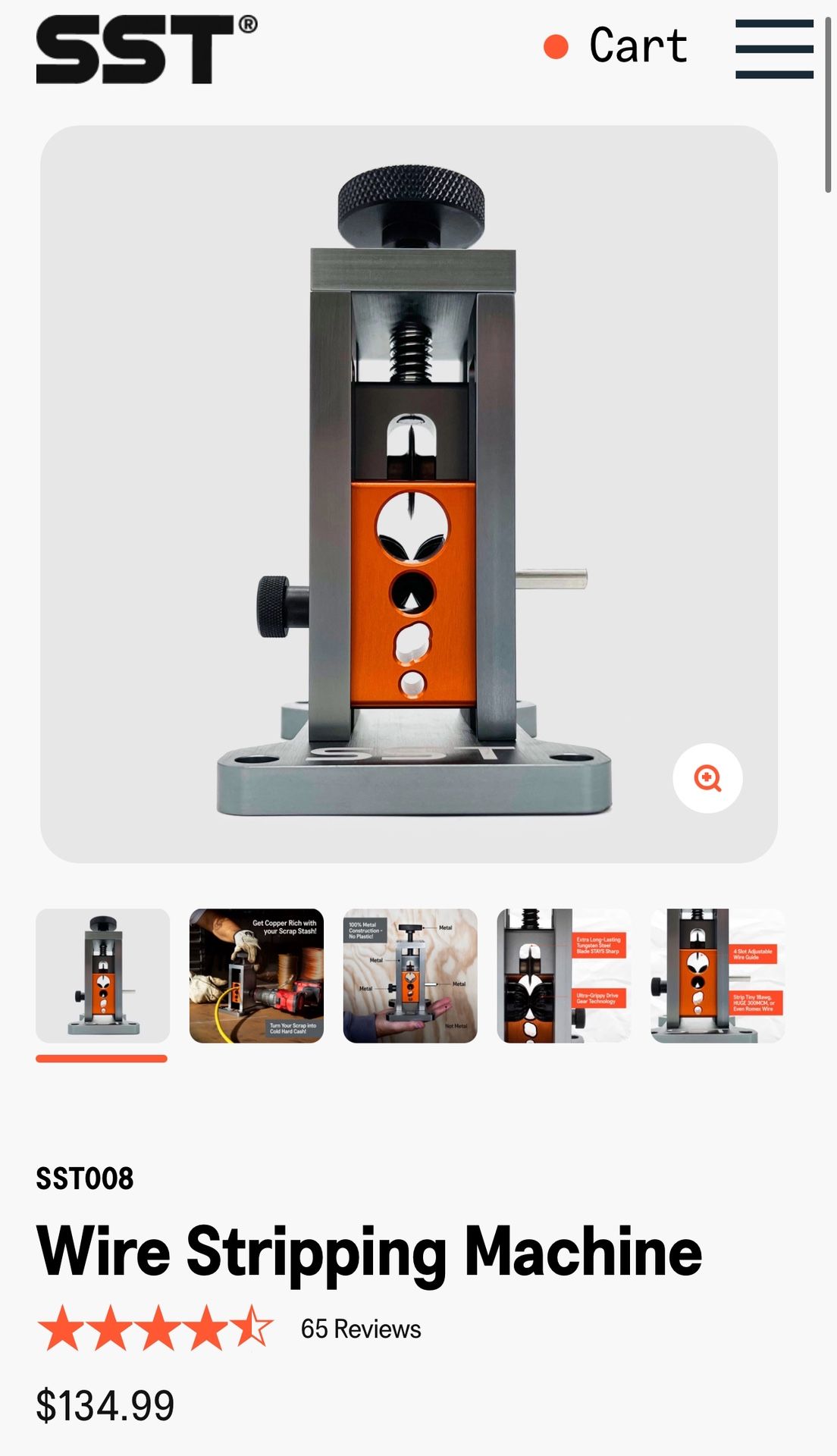 SST Wire Stripping Tool