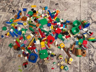 Lego super Mario pieces, excellent condition. Pet and smoke free home.  Not sure if it’s a complete set, but there are enough pieces to build some cha